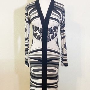 Analili Dress XS Long Sleeve Print